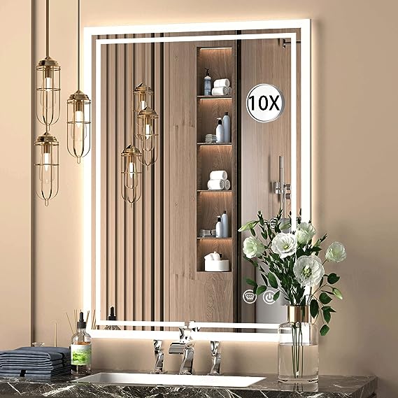 24x32 LED Backlit Mirror Bathroom Vanity with Lights